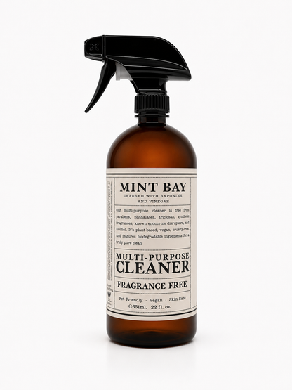 Mint Bay multi-purpose cleaner bottle on a white background