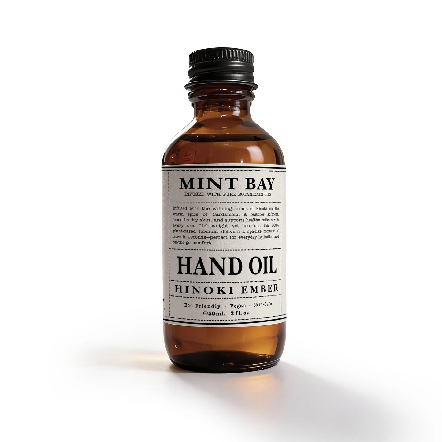 Mint Bay Hand Oil Hinoki Ember, 2oz