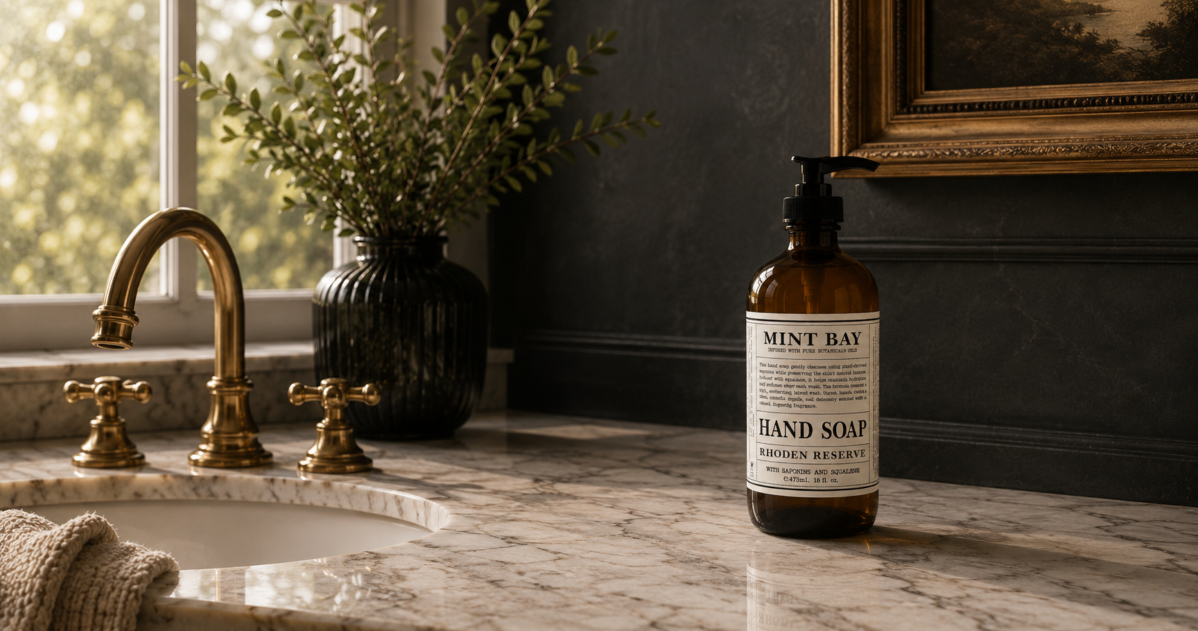 Mint Bay Rhoden Reserve Botanical Hand Soap